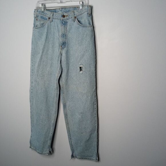 Vintage Levi's orange tab blue jeans size 32 - Picture 2 of 10